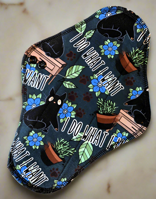 I Do What I Want – A bold print featuring a mischievous cat and a resilient cactus.