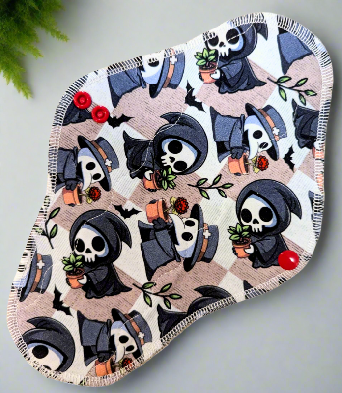 a hand-drawn Reaper and Doctor Death