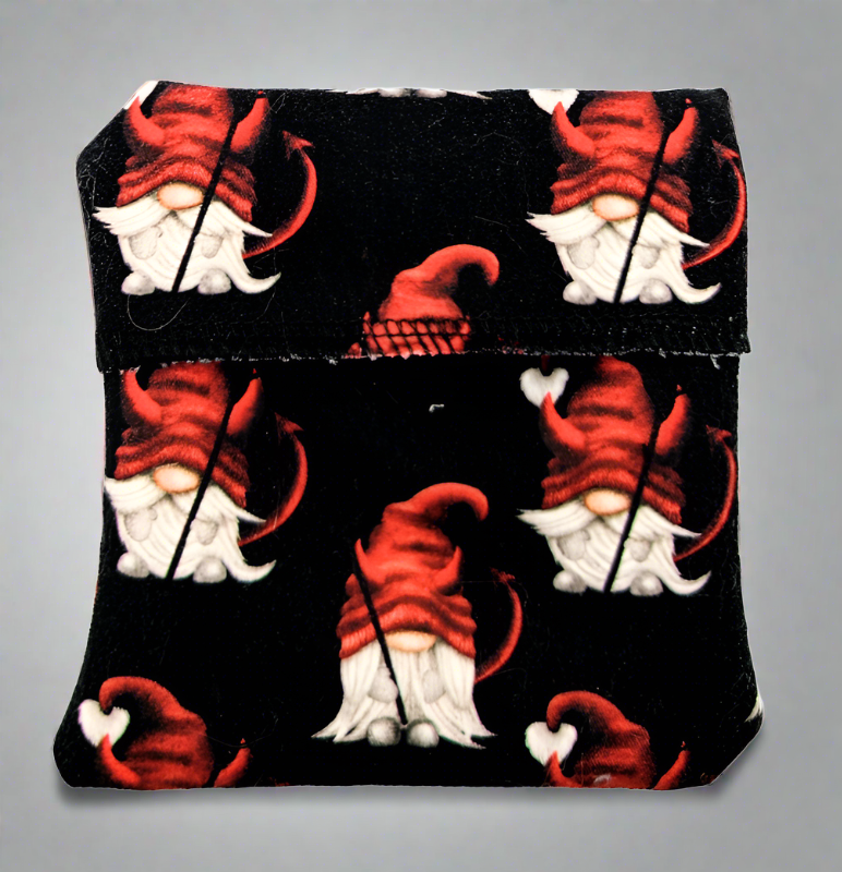 Pad Wrappers - Medium - Cloth covered, Devil Gnomes Alea Reusables