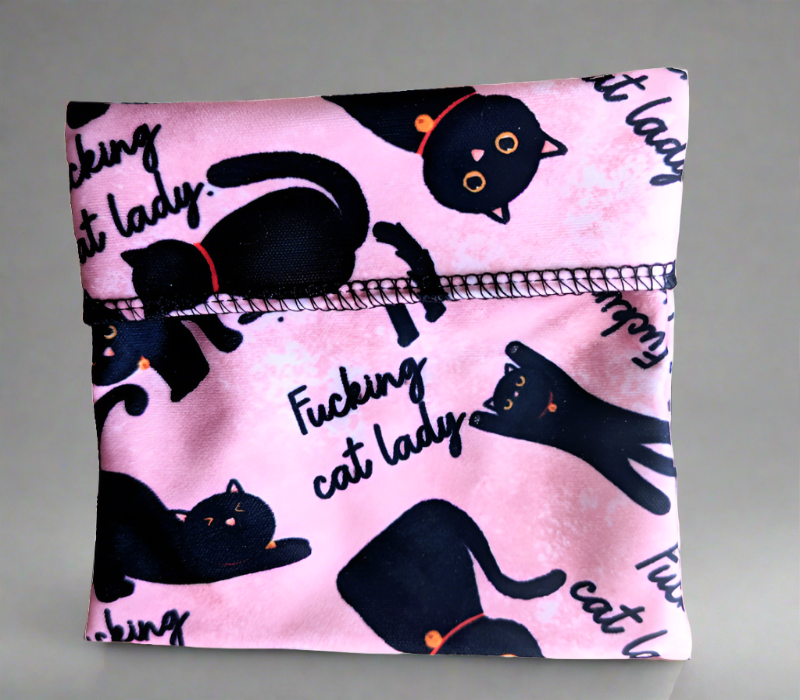 Pad Wrappers - Medium Sized -F Cat Lady Alea Reusables