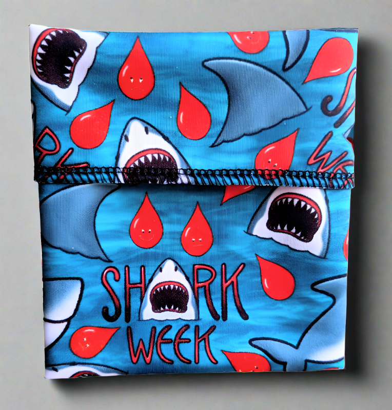 Pad Wrappers - Medium Sized -Shark Week Alea Reusables