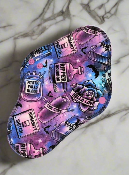 MULTI SAYINGS FROM TVD ON CUTE PINK AND BLUE BACKGROUND