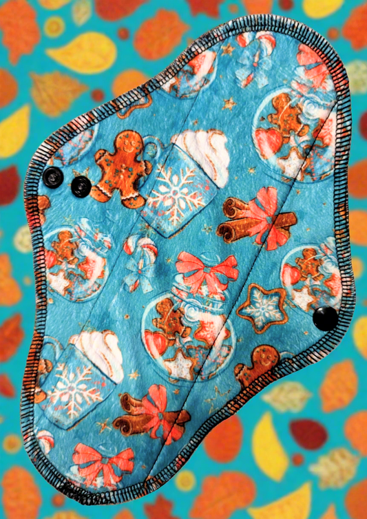 Cozy Fall - Minky - Washable, Reusable Wrap Wing Cloth Pad