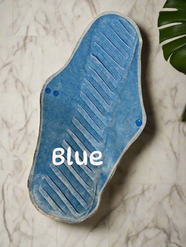 Solid baby Blue  bamboo velour gusher pad