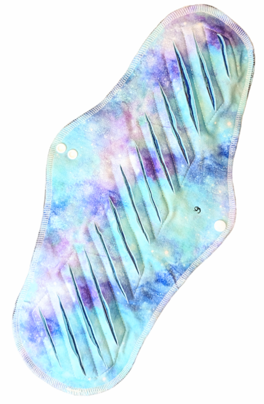 Blue galaxy print gusher