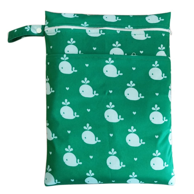 Prints Large 2 Zipper Wet Bags Alea Reusables