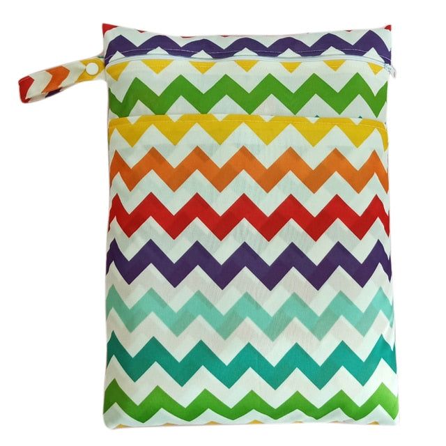 Prints Large 2 Zipper Wet Bags Alea Reusables